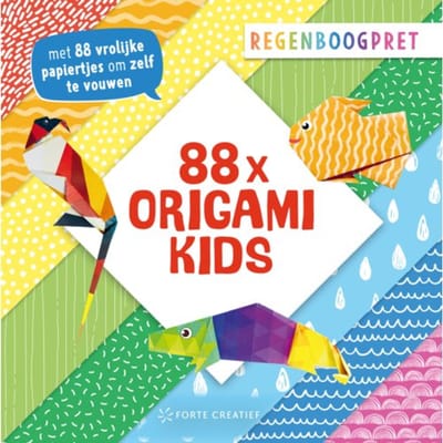 88x Origami Kids - Regenboogpret - 333 Origami - 88 Origami