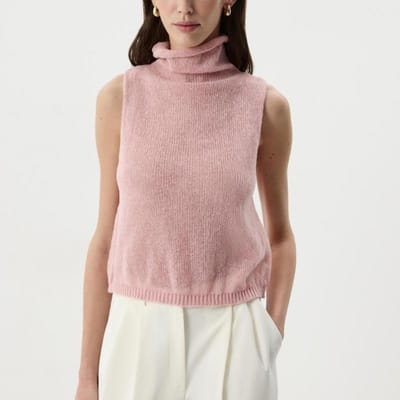 Talenza Été Pull Femme Mode Creux Transparent Lâche Sans Manches Tricoté Haut Nouveau Décontracté Trajet Streetwear Hauts Féminins L gray