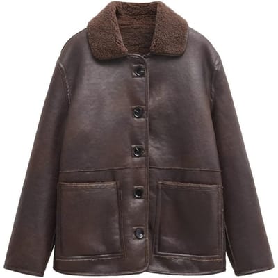 Winter Dames Maillard Imitatie Dubbelzijdig Jas Warm Bont Geïntegreerde Jas XS gray