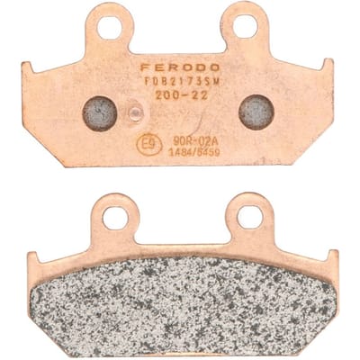 Ferodo-remblok voor Suzuki 400 Burgman-scooter 2007 tot 2024 achter / fdb2173sm nieuw