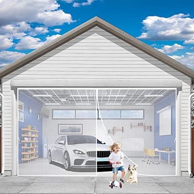 Zijdelingse hordeur met magneten 70 x 250 cm voor effectieve insectenbescherming in huis