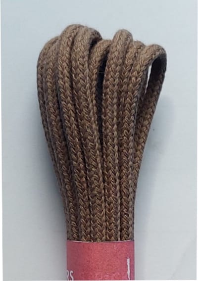 Strickers Veter - Taupe - Dun Rond - Lengte 120 cm - Dikte 2,5 mm - Schoenveter