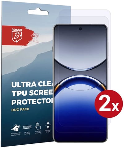 Rosso Screen Protector Geschikt voor Oppo Find X8 Pro | Ultra Clear Duo Pack | TPU Folie | Case Friendly Beschermfolie | 2 Stuks