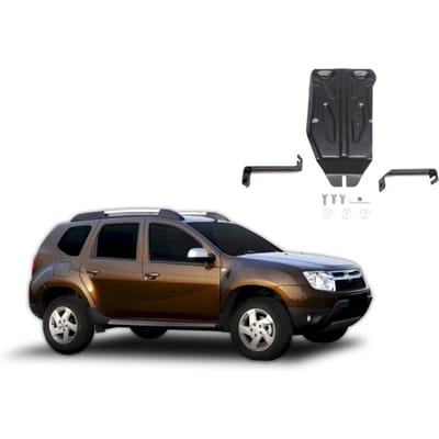 Protection Sous Moteur - JJ-AUTOMOTIVE - Dacia Duster - Acier - Épaisseur 2mm - Noir