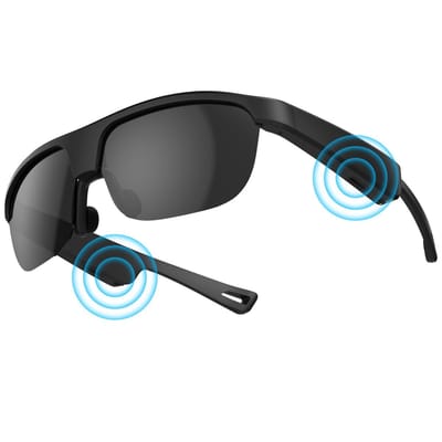 Slimme blauwtooth Zonnebril - Smart Glasses - Audio Bril Met Microfoon En Spraakassistent - Draadloze Zonnebril Voor Bellen En Muziek
