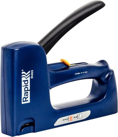 Handnietmachine - Tacker - Bevestigen Textiel - 2-in-1 Functie - Nr 53 & 8 - Blauw