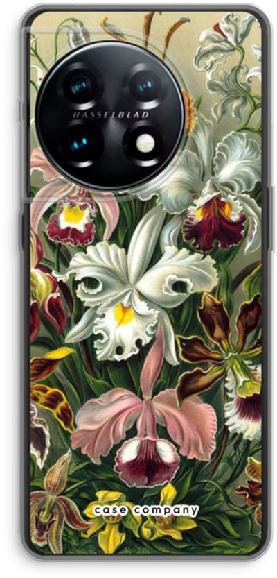 Case Company® - Hoesje geschikt voor OnePlus 11 hoesje - Haeckel Orchidae - Soft Cover Telefoonhoesje - Bescherming aan alle Kanten en Schermrand