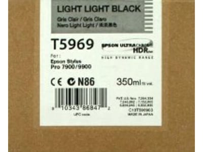 Epson T5969 (C13T596900) Inktcartridge Licht licht-zwart