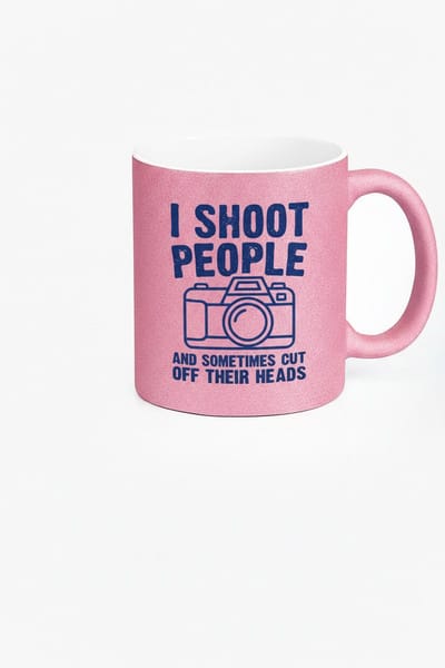 I Shoot People Fotografie Mok - Grappige Koffiemok voor Fotografen
