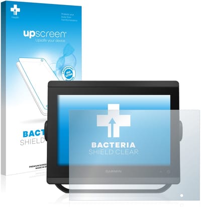 upscreen - Screenprotector voor Garmin GPSMAP 8410xsv - Folie Beschermfolie transparant antibacterieel