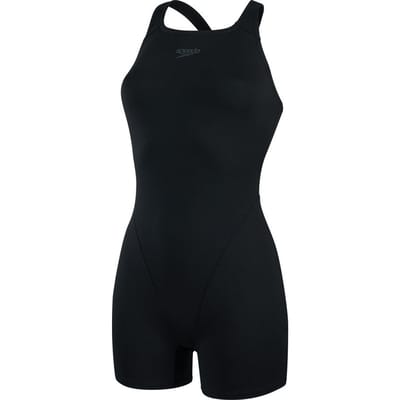 Speedo Endurance+ Legsuit Dames Sportbadpak - Badpak Dames met Pijpjes - Chloorbestendig Zwempak Dames - Kleurvast Sportbadpak Dames - Zwart - 46