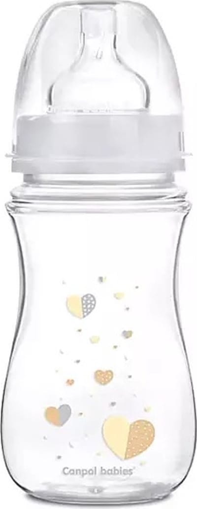 Canpol Babies NEWBORN BABY (beige) Easy Start Anti-Koliek babyfles 3m+, 240 ml 240 ml