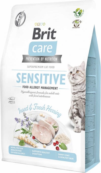 Brit Care Sensitive Food Allergy Management Insecten&Haring - Kattenvoer - 2 kg