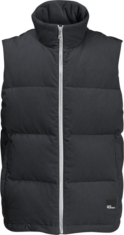 Jack Wolfskin Nature Corduroy Vest M, Mannen, Zwart, Mouwloos, maat: M