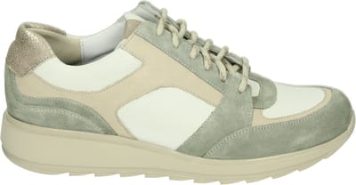 Durea - 6315 H - Lage sneakersDames sneakers - Kleur: Groen - Maat: 36