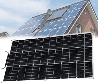 Zonnepaneel 400W - Fotovoltaïsche module - Off-grid systeem - Monokristallijn silicium - 77.5 x 50 cm