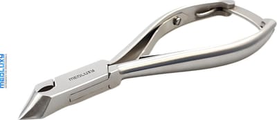 MEDLUXY® - Nageltang - Koptang - bek Halfrond 'Half Moon' - 14 cm - 13 mm - Satin - Slim - (Kopknipper, Dwarssnittang, Nageltang, Nagelknipper) [MP0210]