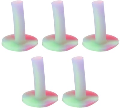 Allecto - Golf Rubber Tees - Tee Training - Ideaal voor Beginners - 5 Stuks - Balhouder - Perfect voor Verbetering - Geschikt voor Golfliefhebbers