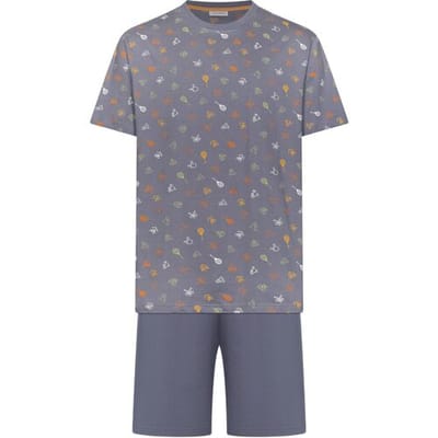 Pastunette - Shortama - Sporty - Katoen - Grijs - Maat S