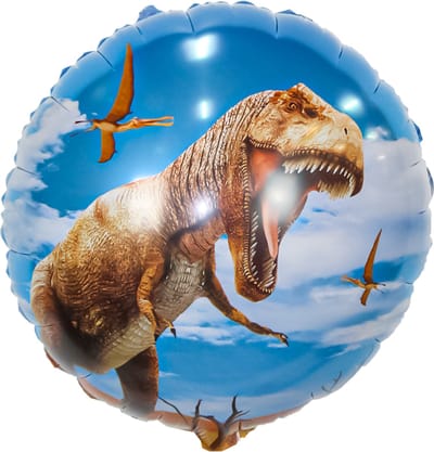 Dino Ballon Dino Versiering Kinderfeestje Verjaardag Versiering Helium Ballonnen Feest Versiering 45 Cm - 1 Stuk