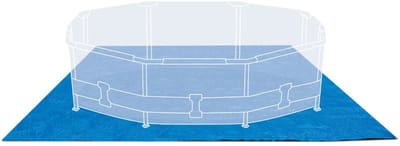Intex - Zwembad Grondzeil - Vierkant - 472 x 472 cm - Geschikt voor zwembaden tot Ø 457 cm