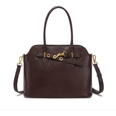 Nieuwe Herfst- en Winterhandtas voor Dames met Niche Veelzijdige Okseltas Modieuze Retro One-shoulder Crossbody Tas black