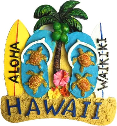 3D Souvenir Koelkastmagneten van Hawaii - Reisdecoratie en Keukenaccessoires