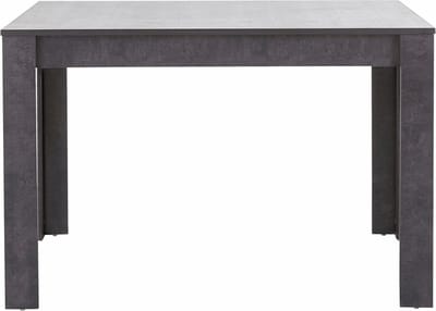 Lynn|Eettafel 120x80 cm 6 plaatsen in Leisteen MDF