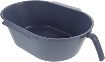 Toiletstoel Nachtkastje Emmer - Potje Patiëntenemmer - Thuiszorg Mobiliteit - Stille Werking - 37 x 22.5 x 10 cm - Grijs
