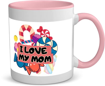 Akyol - mama cadeau - koffiemok - theemok - roze - Mama - cadeautje - met opdruk - verjaardag - moederdag - mama cadeau - mama cadeautjes - moederdag cadeau - mama cadeautjes verjaardag - liefste mama - leuk kado om te geven - 350 ML inhoud