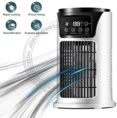 Archi Draagbare Mini Aircooler – Airco - Multifunctionele 3-in-1 Luchtkoeler met 300 ml Watertank – 6 Windsnelheden - Timer