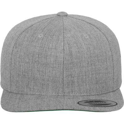 Flexfit - Classic Snapback - Gemêleerd Grijs / Groen