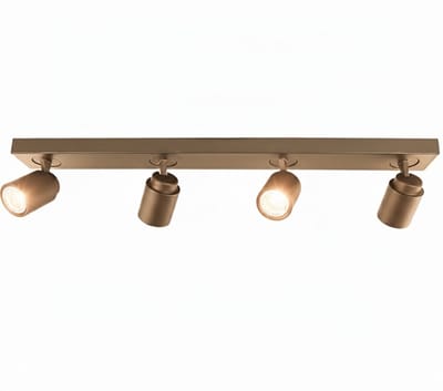 Freelight - Spot Razza 4 lichts L 76 cm GU10 brons goud