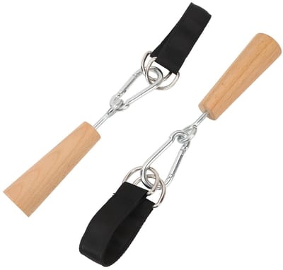 Dailygoods- Optrekgrepen Houten - Krachttrainer - Klimgrepen - Fitnessaccessoires - Uithoudingsvermogen - Servicegarantie