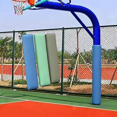 Paal Beschermer - Paalkussen Basketbal - Veilig Spelen - Schokabsorberend Schuim - 200 cm Lengte - Wit
