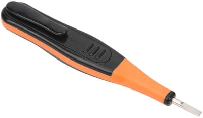 Elektrische Spanningsmeter - Spanning Detector - Elektra Controleren - AC/DC Meetbereik - 12-250V - Geel
