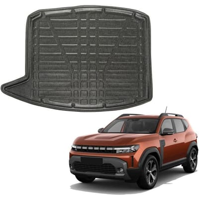 Maatwerk kofferbakmat - SCOUTT - Dacia Duster 3 (sinds 2024) - Antislip hoge tafels - Hoge dichtheid TPE