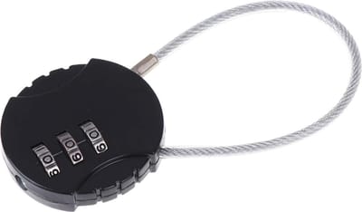 Kbstronics Kofferslot - 1x - Reisslot – Reis Cijferslot – Cijferhangslot - Hangslot - Hangslotje - Bagageslotjes – Slot voor Bagage - Zwart