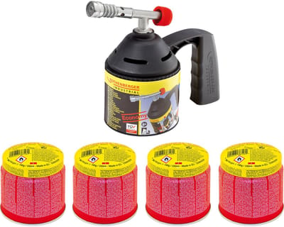 Rothenberger Soldeertoorts RoFlame Economy met 4st C200 Super Gas - 1000000982