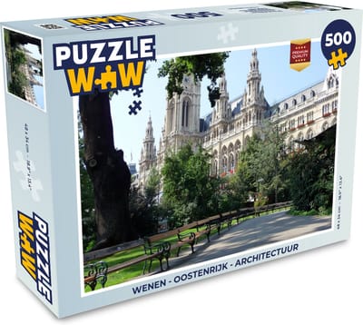 Puzzel Wenen - Oostenrijk - Architectuur - Legpuzzel - Puzzel 500 stukjes