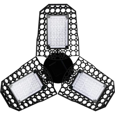 LED Planten Groeilamp Opvouwbaar Rood en Blauw Spectrum Plantenlamp Drievoudige Blad Trellis Kwekerij Groei 108 beads