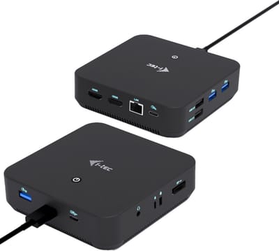I-Tec - docking station - USB-C / USB4 / Thunderbolt 3 / Thunderbolt 4 / Thunderbolt 5 - 2 x HDMI DP++ - 1GbE