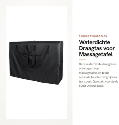 Dailygoods - Waterdichte Draagtas voor Massagetafel
