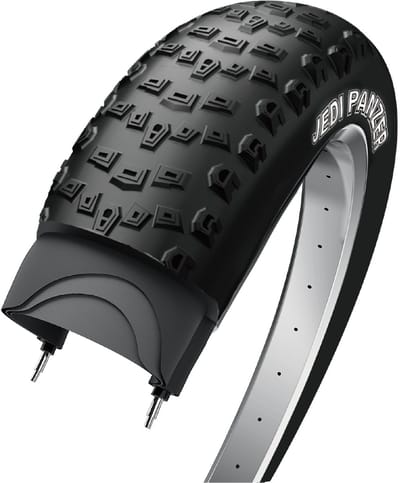 Buitenband Edge Jedi Fatbike 20 x 4.00" / 100-406 - zwart