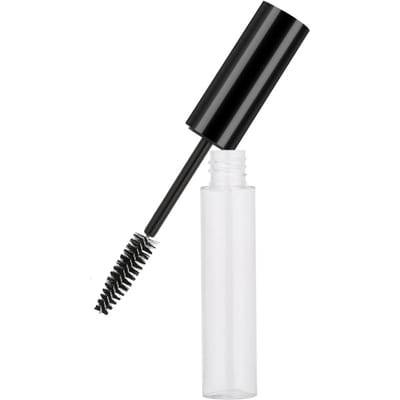 5 Kleuren 10ml Lege Mascara Tube met Wimperborstel Lege Mascara Container Fles #4 black
