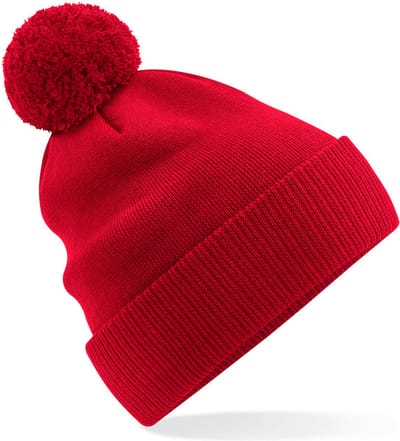 Beechfield Muts Snowstar® van biokatoen B450N - Classic Red - One size