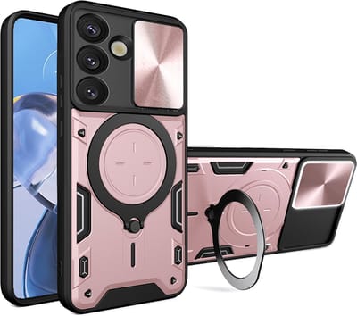 Hoesje geschikt voor Samsung Galaxy S25 Plus - Techsuit CamGuard Pro Back Cover - Roségoud