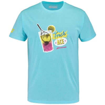 Babolat Fresh Ace T-shirt voor heren (Angel Blue Marl)