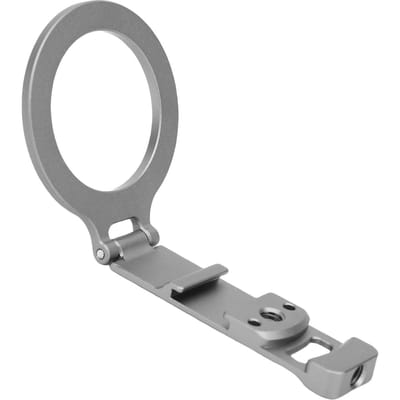 Magnetische Telefoonstandaard voor Magsafe Opvouwbaar Verstelbaar Magnetische Telefoonringhouder Standaard met 1 4 Inch Schroef en Koude gray