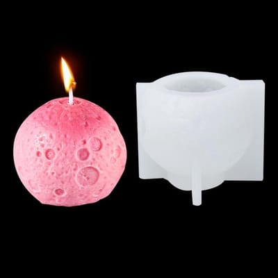 3D Silicone Gietvorm voor Kaarsen en Decoraties - Ideaal voor DIY Geurkaarsen, Zeep en Gipsornamenten